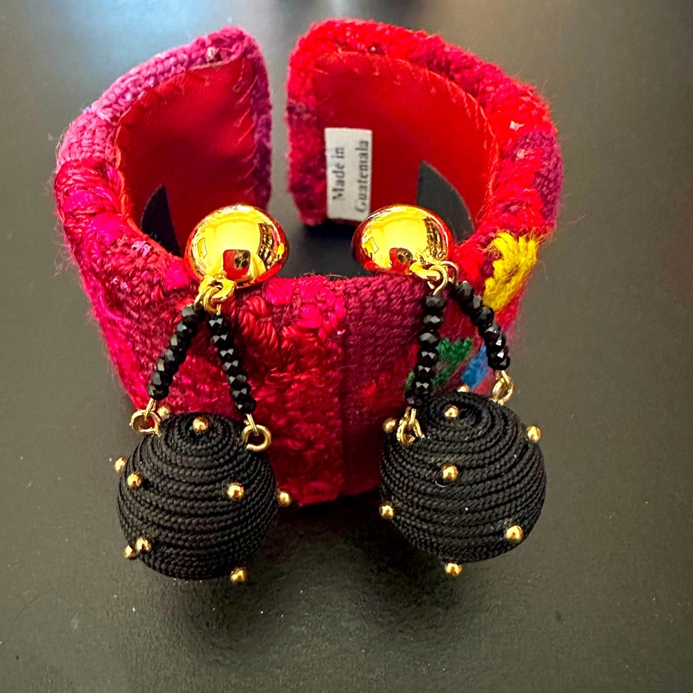 Baublebar earrings. 1 1/2inch drop. Pierced; excellent condition.